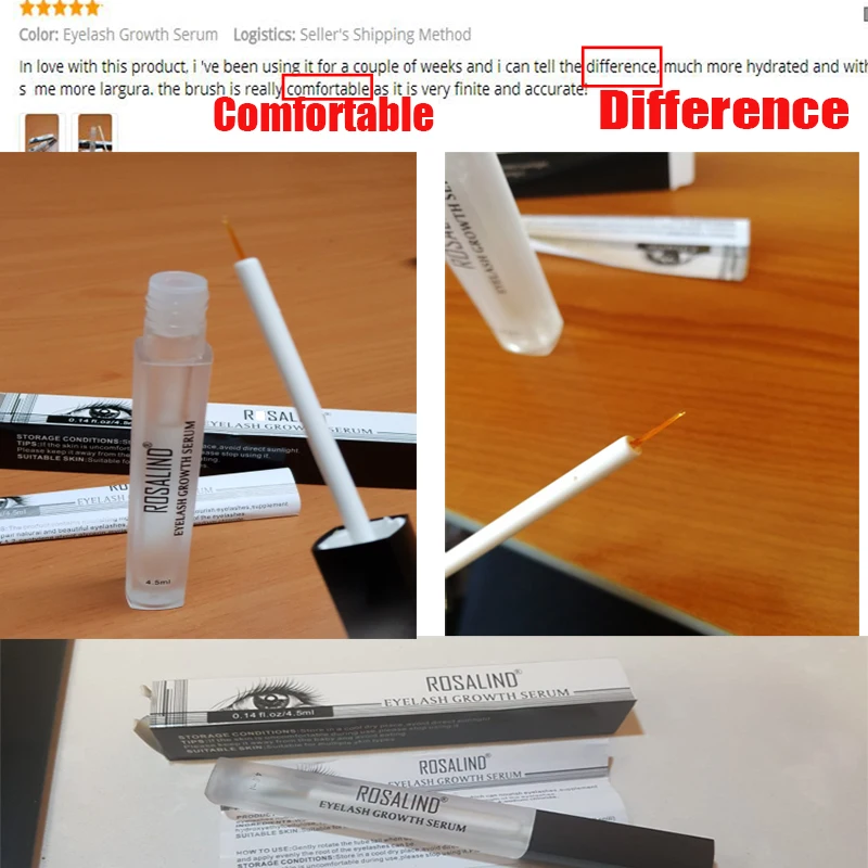 Удлинитель для ресниц ROSALIND ламинированная Сыворотка роста профессиональный