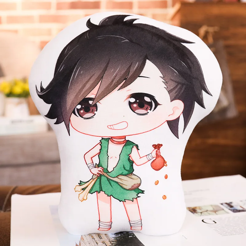 Dororo Подушка Игрушка Аниме Hyakkimaru короткая плюшевая кукла двухсторонний чехол