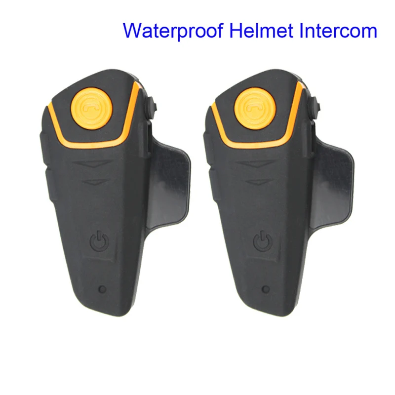 2 шт. BT S2 водонепроницаемый шлем домофон мотоциклетная гарнитура Handfree
