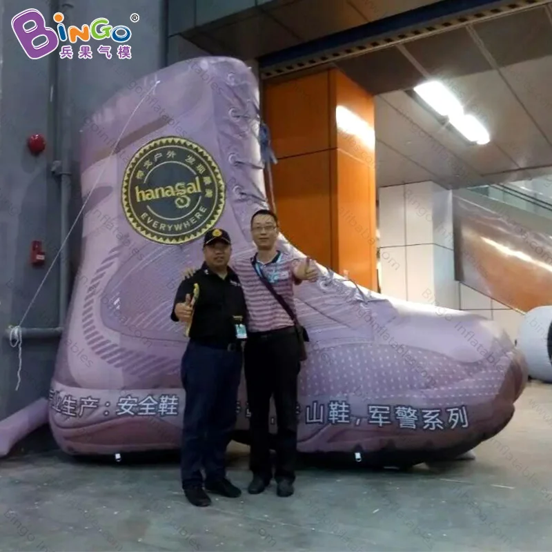 Бесплатная доставка 3 м надувная обувь под заказ для рекламы рекламные ботинки