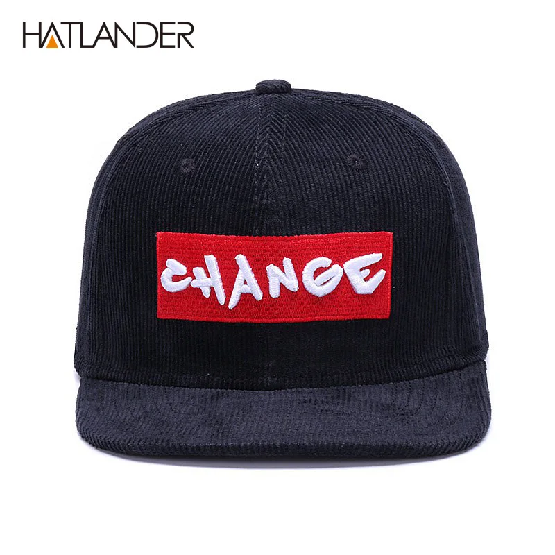 Кепка HATLANDER Мужская Вельветовая брендовая бейсболка с вышивкой и надписью