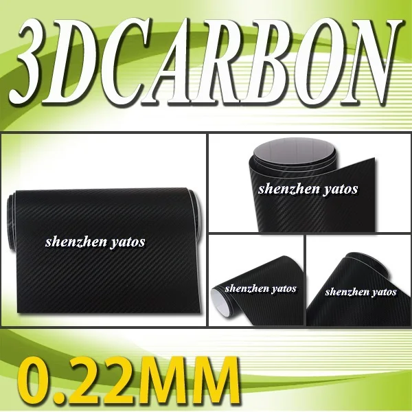 0.22MM 3D Vinil Fibra Carbono |