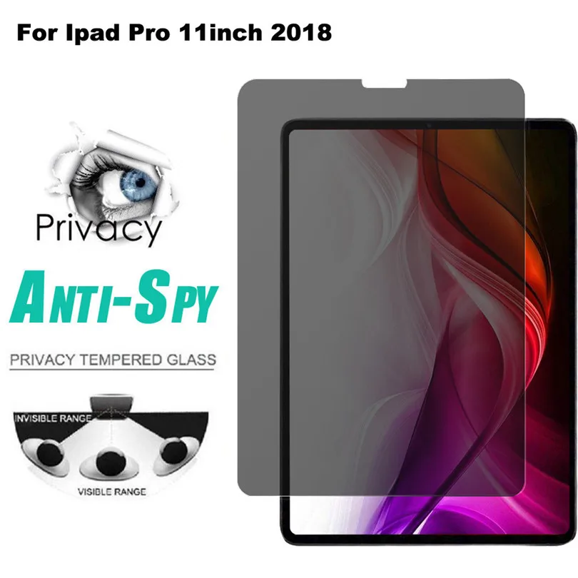 Защитная пленка Sunfly для экрана Анти шпион HD Ipad Pro 11/12 9 дюймов 2018 A30|Защитные экраны