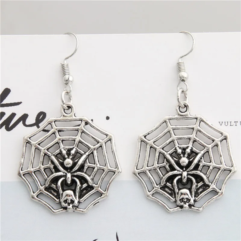 1 пара Новое поступление милые серьги ручной работы в виде паутины для женщин