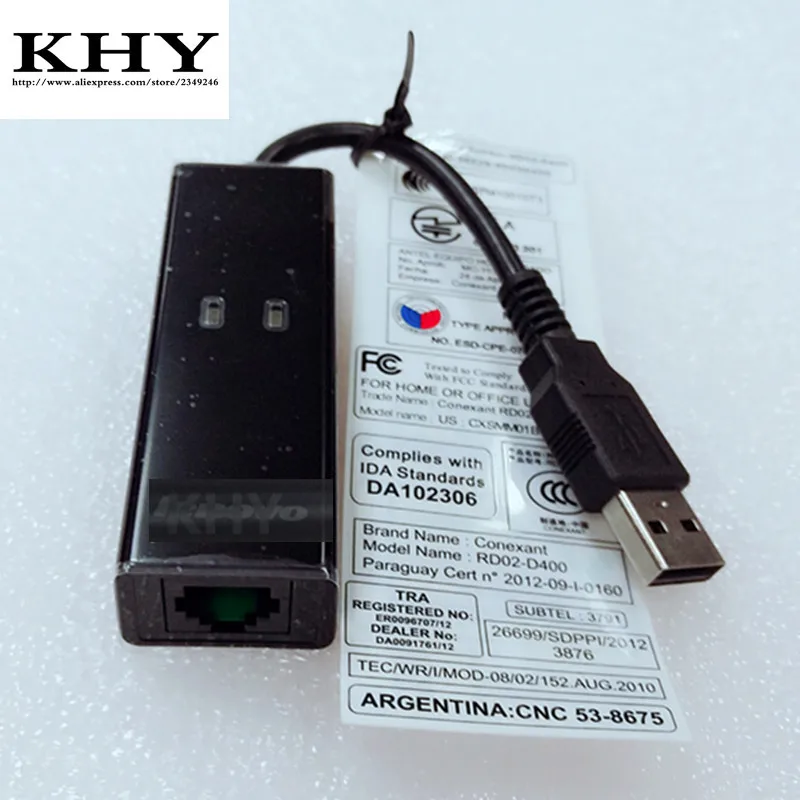 Внешний USB модем Lenovo 56K V.92 для передачи данных и с Windows 2000/XP/Vsita/7/8/10 FRU 43R1786 ASM PN 43R1815|usb