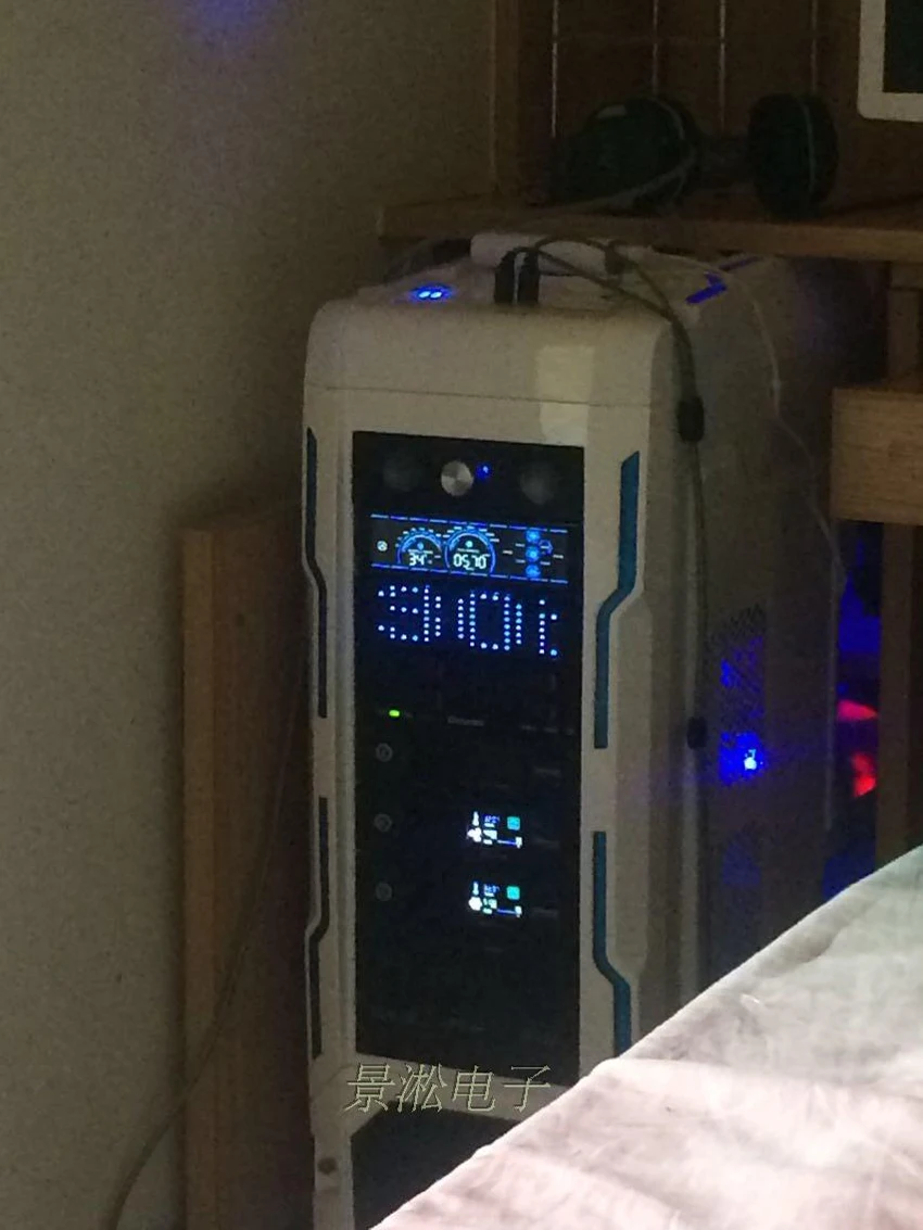 Новинка 1 шт. дисковод для компьютера CD светодиодный уровень спектра музыки SCM