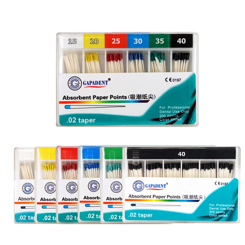 200 ⑤ кор. стоматологические абсорбирующие бумажные точки корень отмена