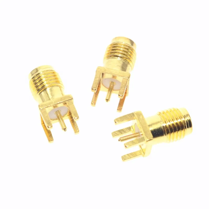SUQ Горячий Конец Launch PCB Mount SMA Гнездовой разъем прямой RF адаптера антенна 5 шт|sma
