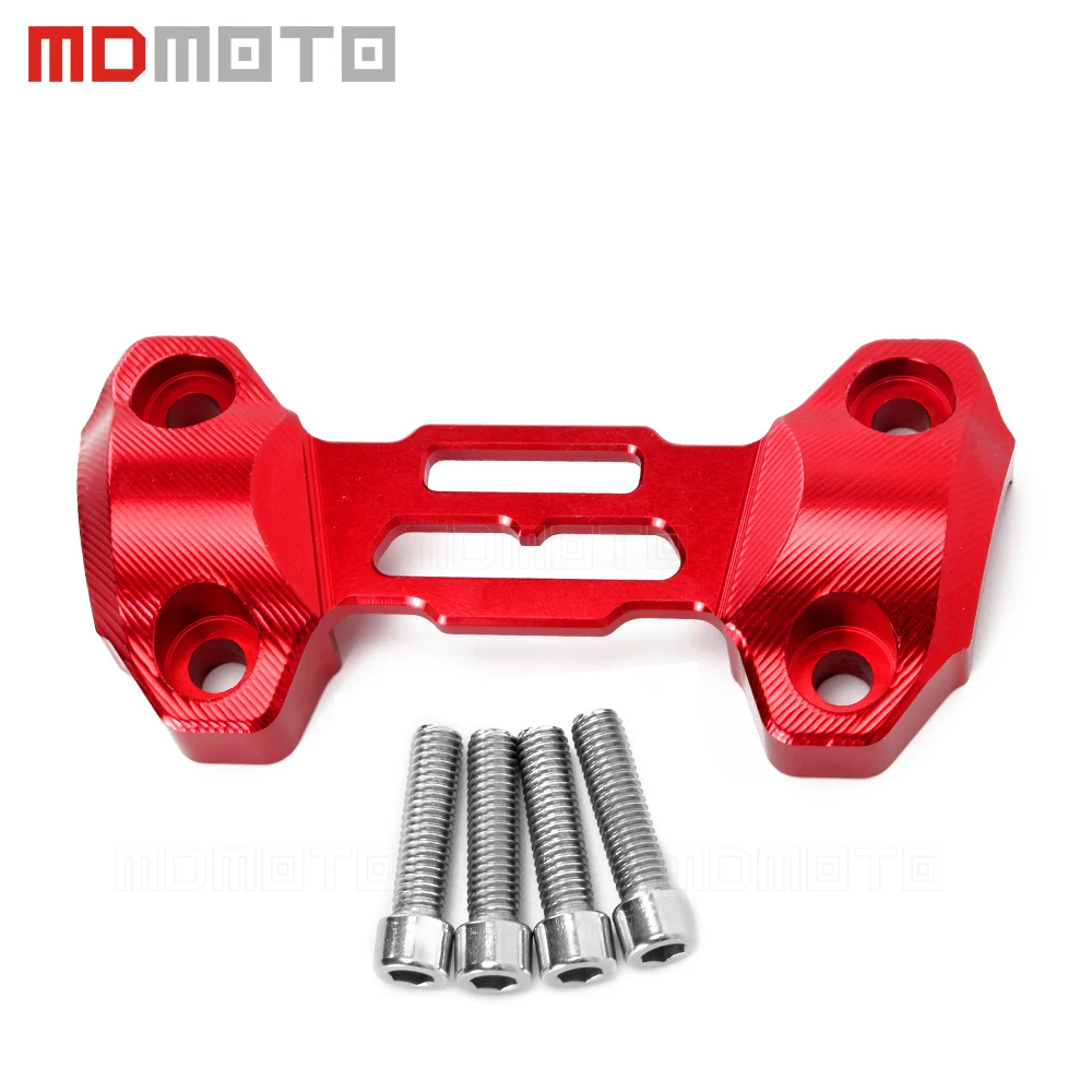 

MDMOTO accessories For Yamaha FZ09 FZ-09 MT09 MT-09 2013-2016 CNC Motorcycle Aluminum Handlebar Risers Top Cover Clamp Dirt Bike