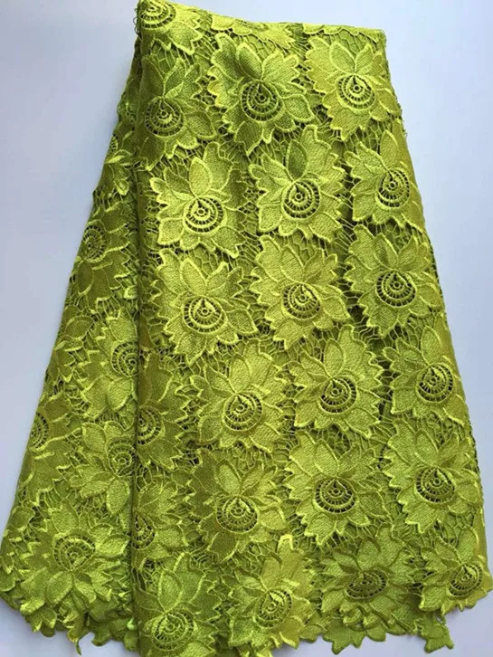 5 ярдов/шт Гладкий Цветочный узор водорастворимое Гипюровое кружево Модный