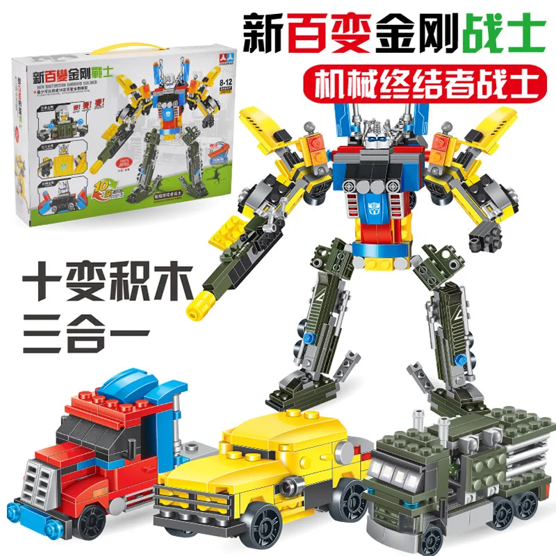 ThinkEasy 6 шт./партия робот трансформер автомобили Prime игрушки Bruticus фигурки героев