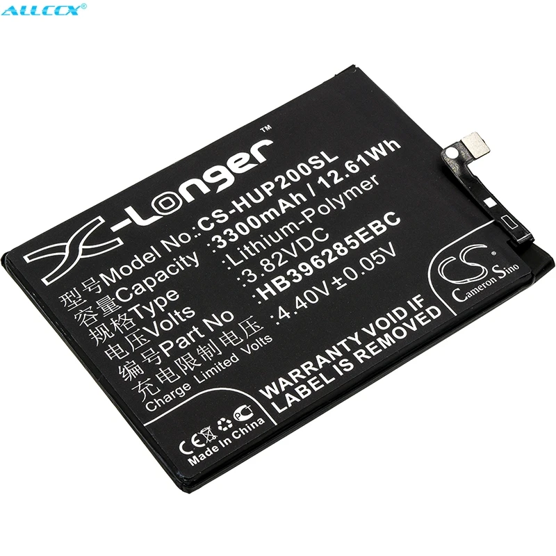 Cameron Sino 3300 мАч батарея HB396285EBC для Huawei Emily EML AL00 L09C L09 P20 Global Premium Standard|Аккумуляторы