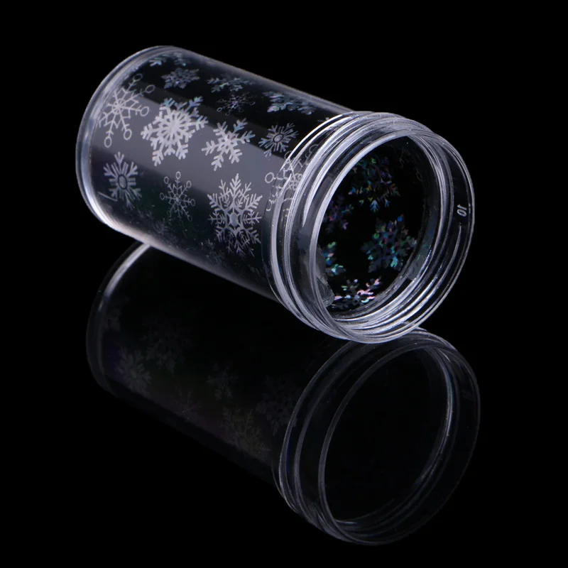 Милые 3D рождественские наклейки для ногтей переводные белые снежинки сделай сам| |