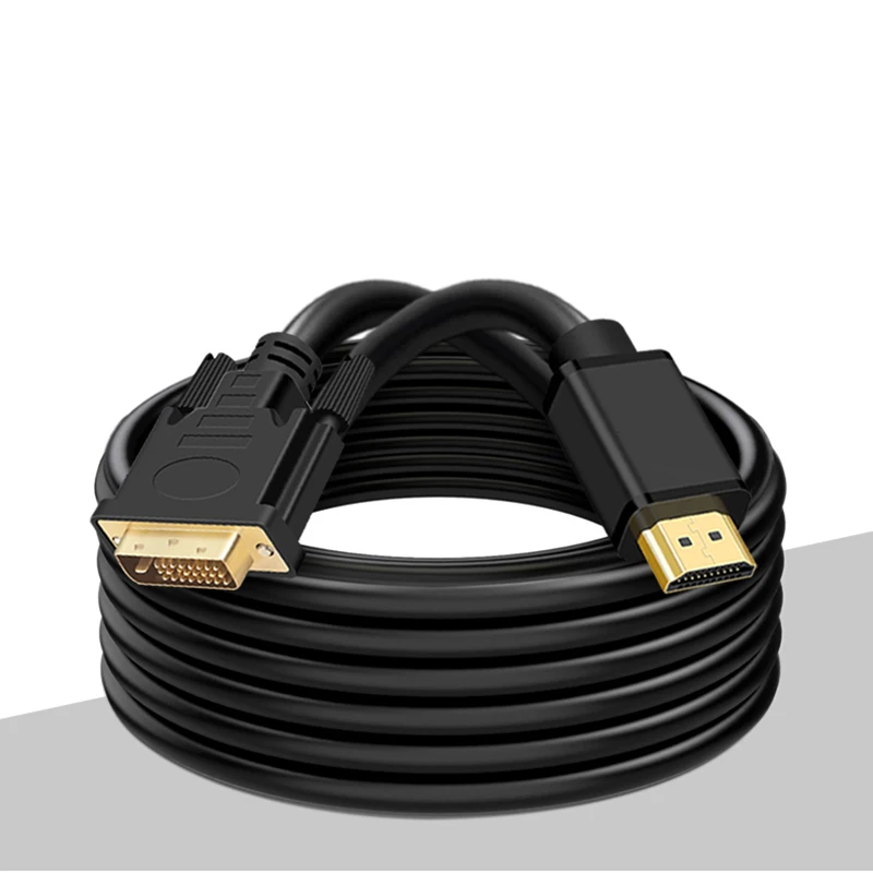 HDMI/DVI 24 + 1 Pin адаптер HDMI DVI к кабель 3D 1080 P цифровой аудио конвертер 4k для LCD DVD HDTV