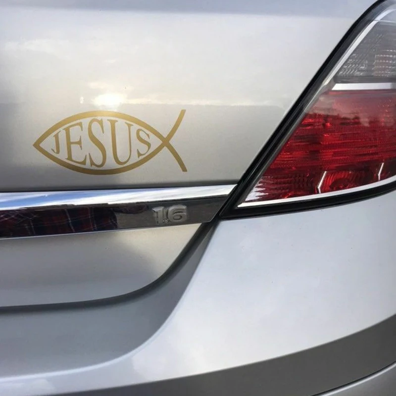 

fish jesus car sticker vinyl graphics decals Vinyl Hobby Car Bumper Sticker