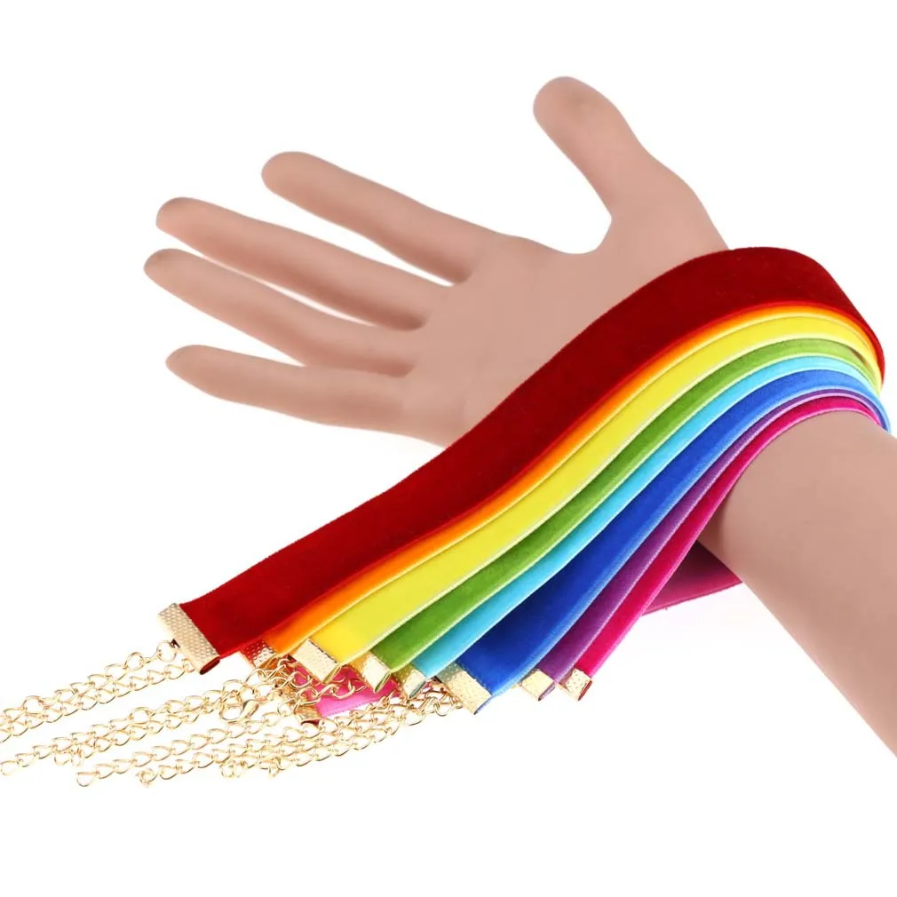 Большое широкое флокированное ожерелье из ленты женское бархатное с воротником