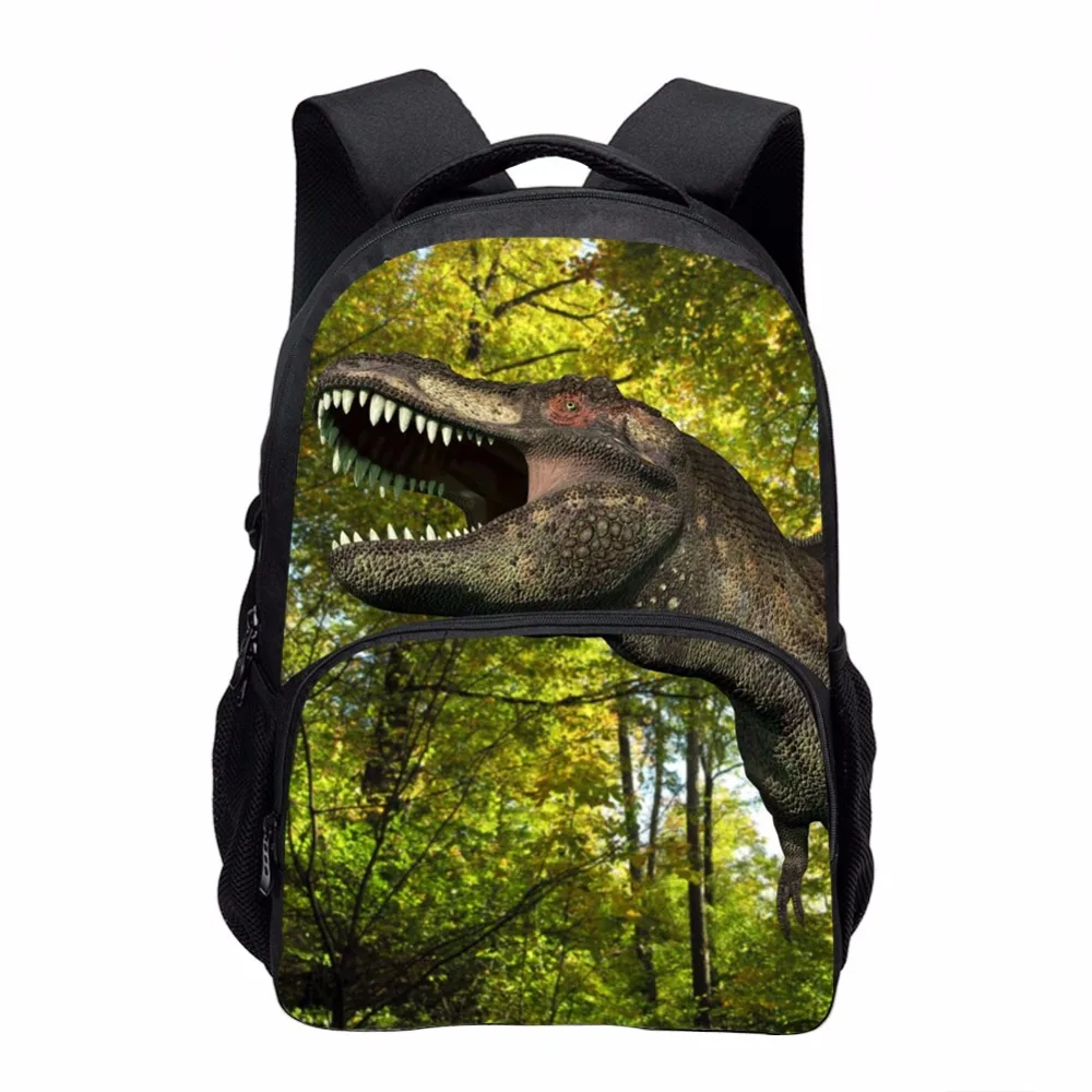 Классные школьные рюкзаки с рисунком динозавра для детей и мужчин повседневные