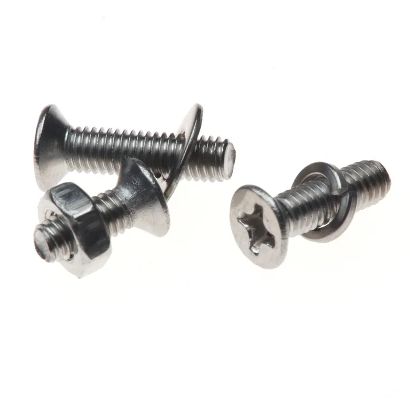 300 шт. плоская головка потайная ассортимент винтов из нержавеющей стали