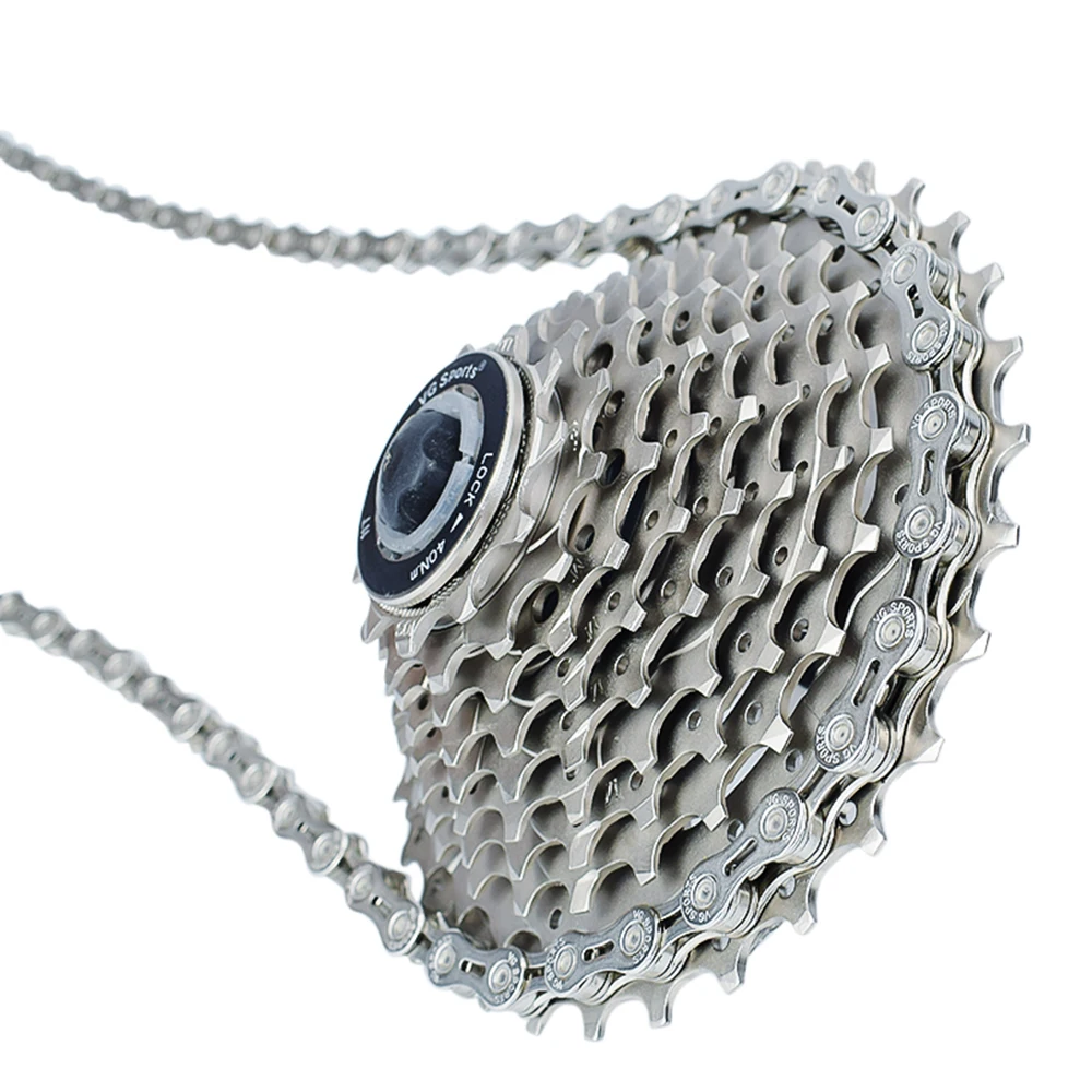 Bike Chain 8/9/10/11 Speed 116L Half Hollow Bike Chain Road Mountain MTB Bicycle Chains Silver Gold For Sram Shimano Campanolo