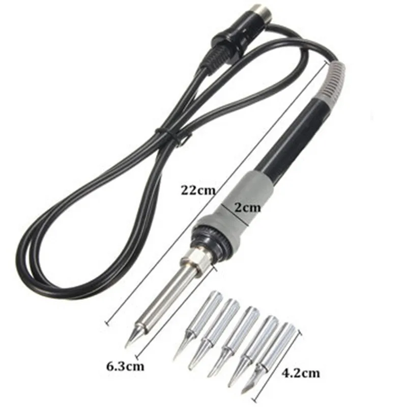 FEITA FX 8801 ESD паяльник ручка с 5 шт. T18 наконечники для 888 888D паяльные станции ремонт DIY