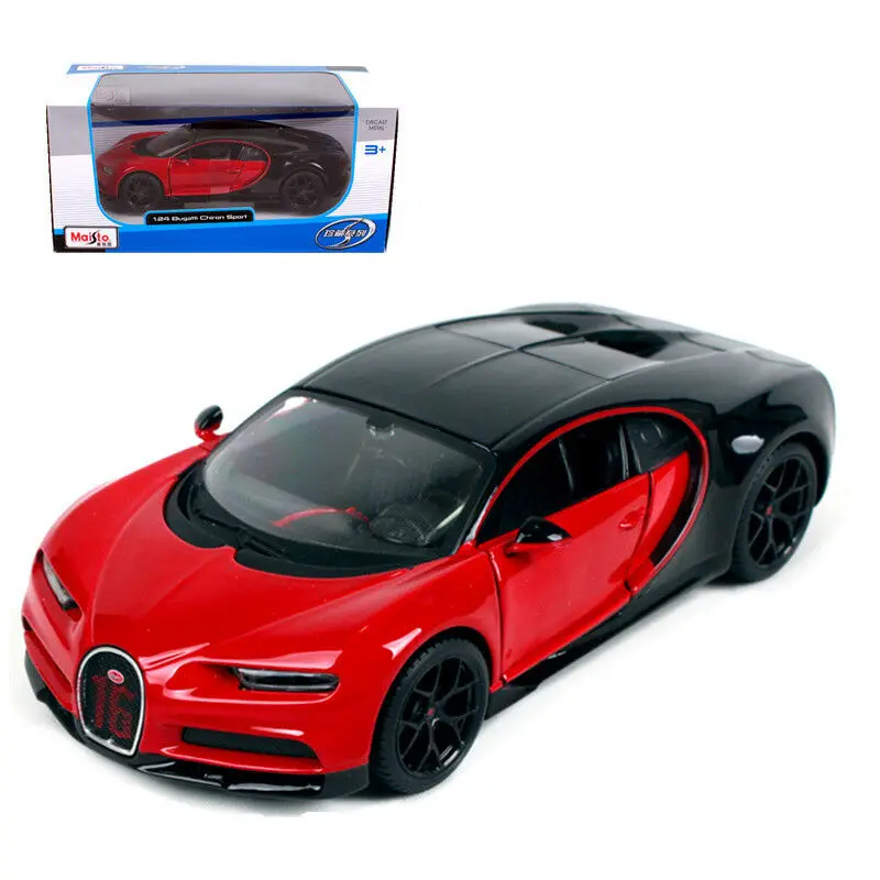 Maisto 1:24 Bugatti Chiron Sport литье под давлением модель гоночный автомобиль Транспортное