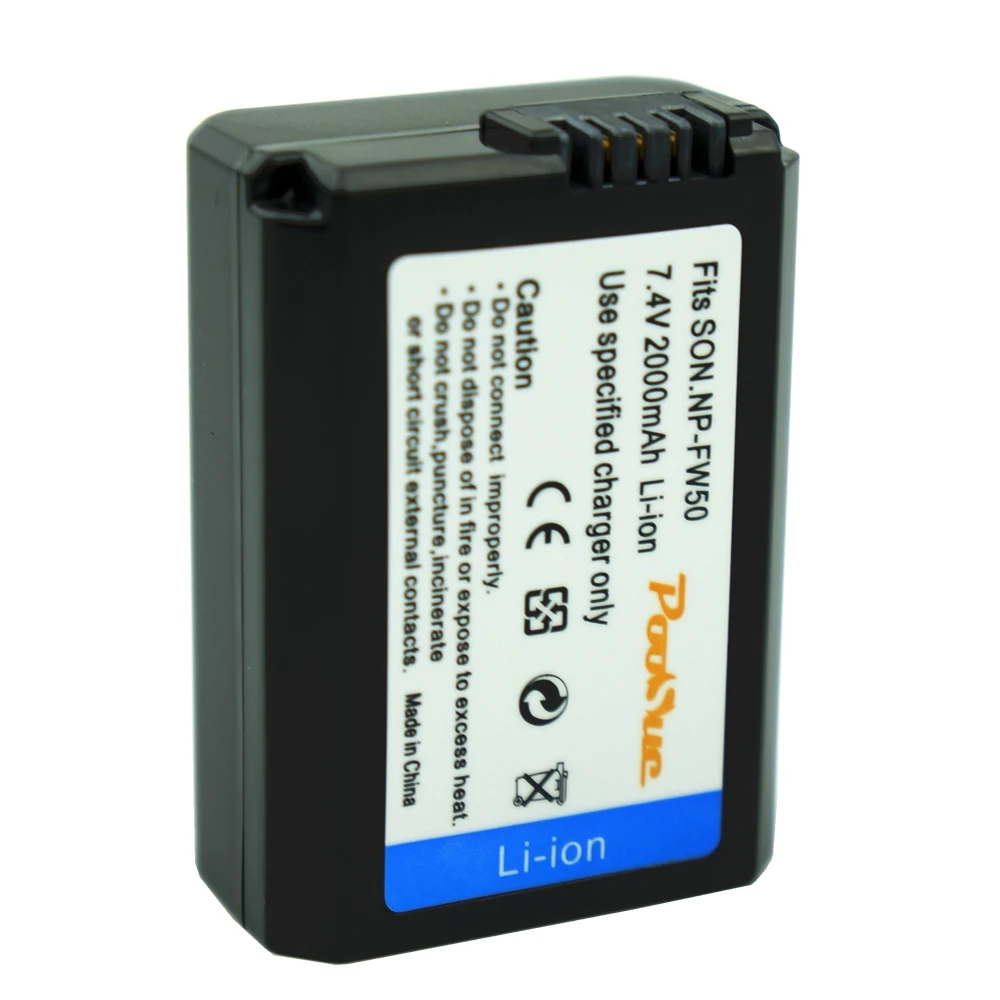3 аккумулятора для фотоаппарата + NP FW50 LCD USB зарядное устройство Sony a37 a6000|np-fw50 battery|np