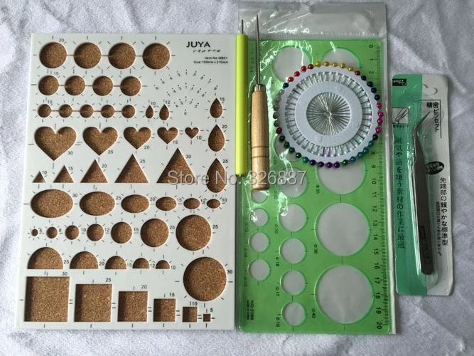 400 pcs scrip DIY скрапбукинга бумажные наборы для квиллинга шлицевые инструменты