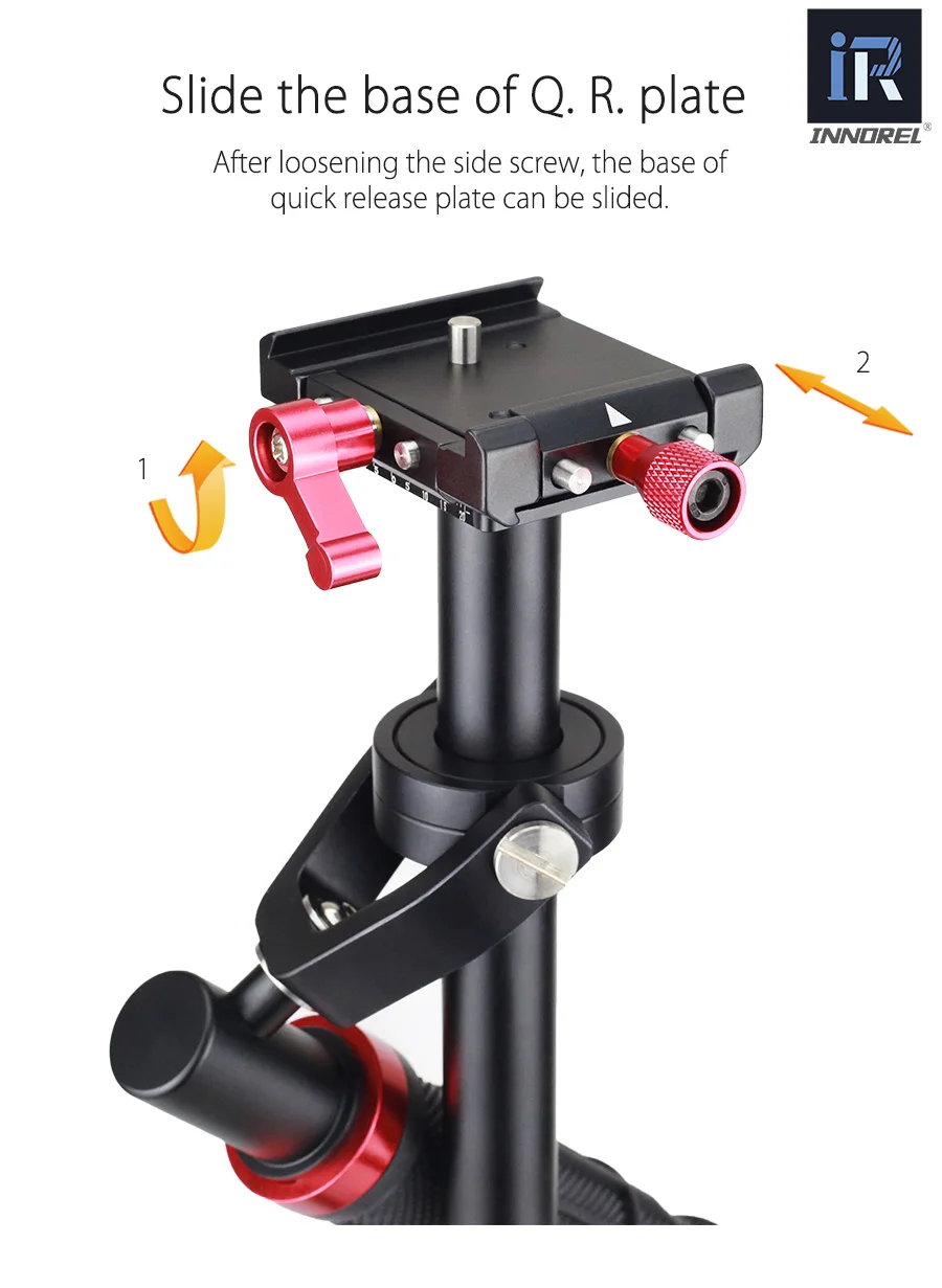 INNOREL SP50 алюминиевый сплав мини steadicam Ручной Стабилизатор Портативный видео steadycam для Canon Nikon sony DSLR камеры VS S40