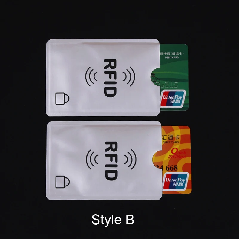 3 шт./лот чехол из алюминиевой фольги с rfid-защитой для банковских карт | Багаж и