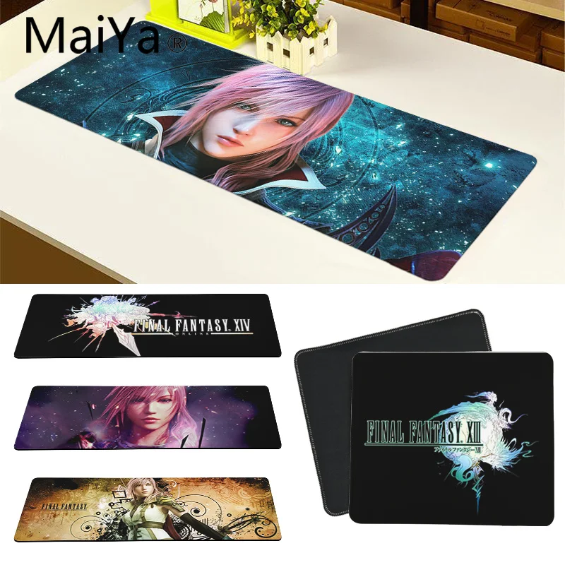 Maiya одежда высшего качества FINAL FANTASY DIY дизайн узор Коврик для игровой мыши Большой Мышь Pad клавиатуры коврики