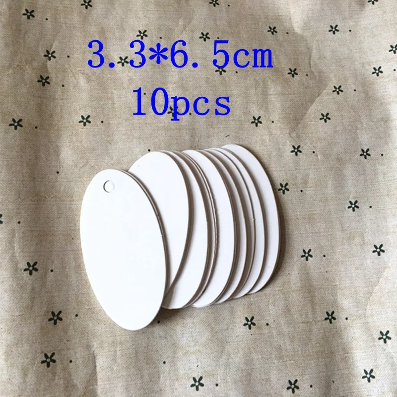 Белые крафт бумажные этикетки сделай сам 10 шт. 20 форм на выбор Пустые бирки для