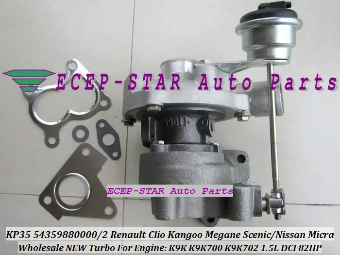 Бесплатная доставка турбокомпрессор KP35 54359700000 54359700002 для NISSAN Micra Renault Clio Kangoo Megane 1.5L