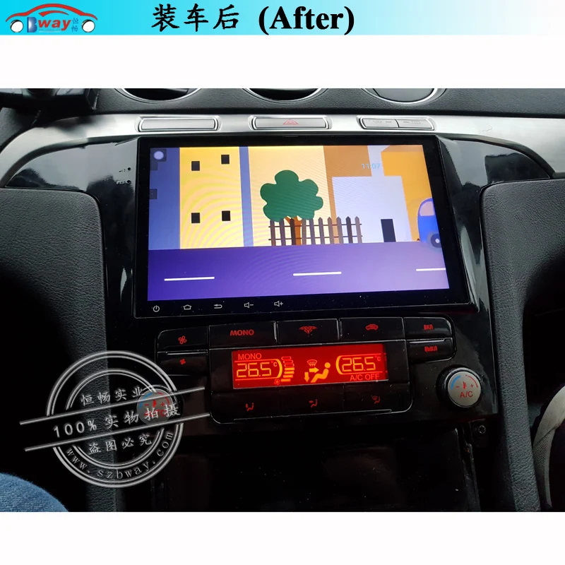 HACTIVOL " четырехъядерный автомобильный радиоприемник стерео для Ford S-Max S max 2007-2008 android 7,0 автомобильный dvd-плеер gps navi с 1G ram 16G rom