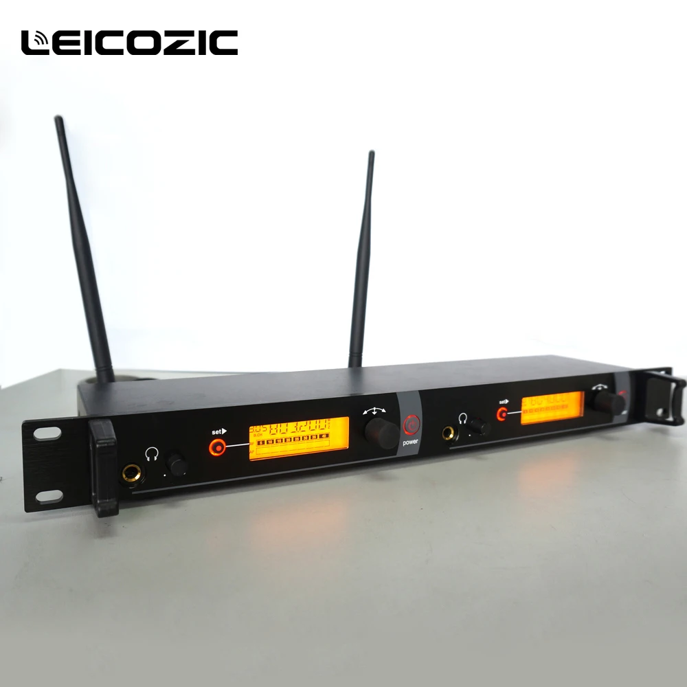 Leicozic BK-2050 в ухо Беспроводная система монитора 1 передатчик 8 приемников UHF в ухо профессиональный сценический беспроводной монитор 150 м