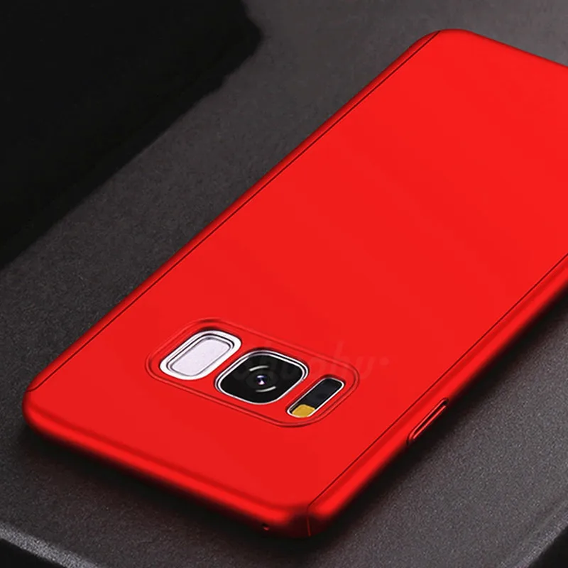 Shuohu 360 градусов Телефонные Чехлы для Samsung S7 Edge чехол S8 плюс противоударный жесткий