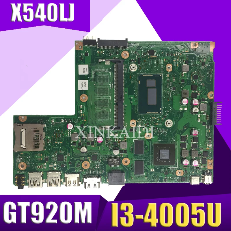 Материнская плата XinKaidi X540LJ для ноутбука ASUS X540L F540L X540 протестированная
