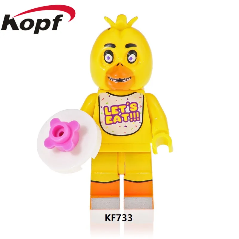 KF734 20 шт мультфильм Пять ночей у Фредди баллонбой Фокси Золотой Фредди строительные блоки фигурки подарок игрушки для детей - Цвет: KF733 20pcs No Box