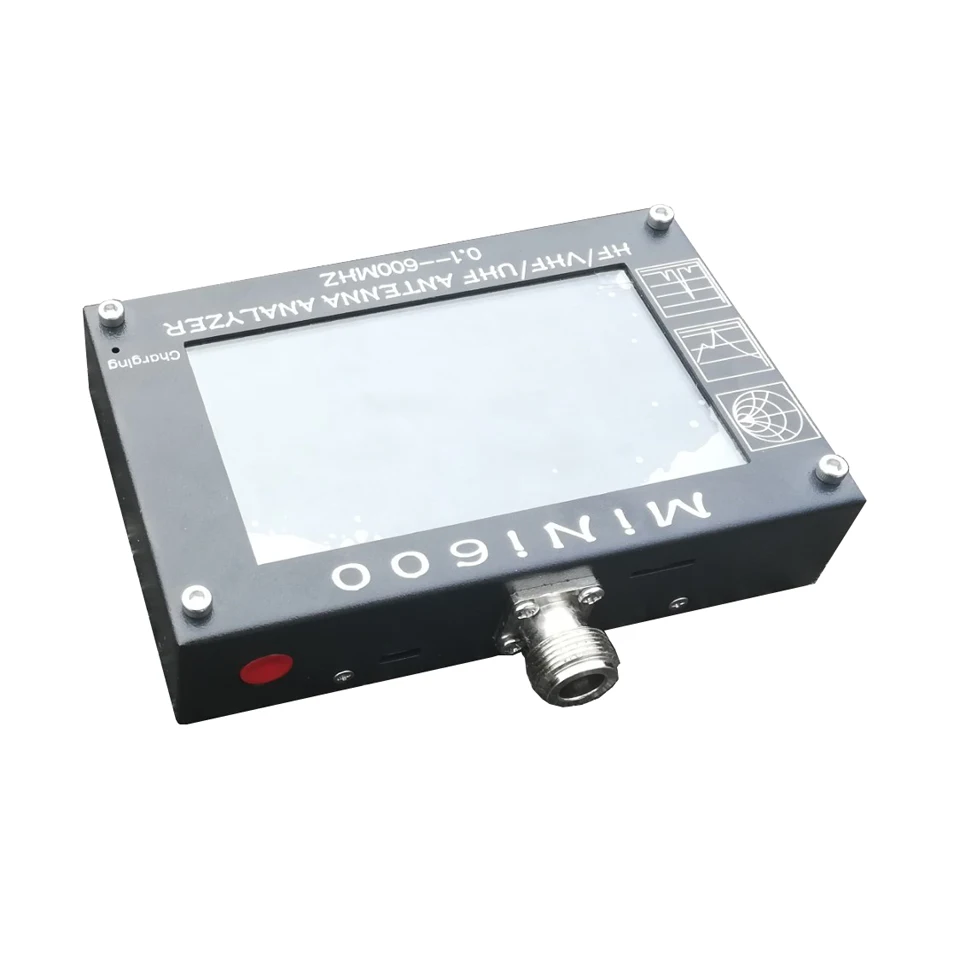 4,3 дюймов ЖК-дисплей Mini600 5 V/1.5A ВЧ антенна УКВ, СКВ анализатор 0,1-600 МГц измеритель коэффициента стоячей воды 1,0-1999 для автомобилей Радио Антенна C6-007