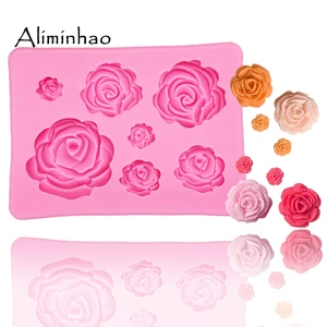 Силиконовая форма сделай сам B1023 с 7 отверстиями, для шоколада, помадки, украшения тортов, десертов, подходит для полимерной глины