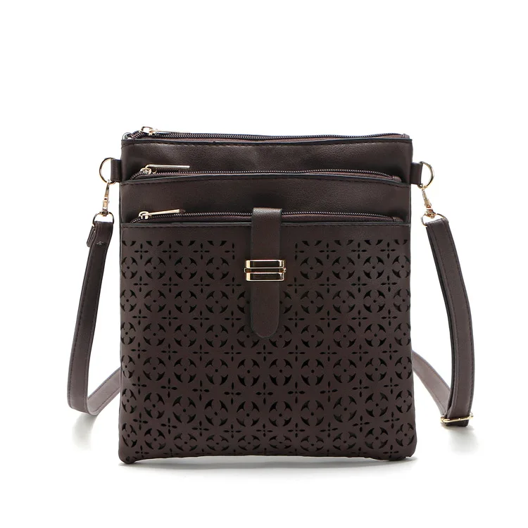 2016 Винтаж Женщин Сумка Выдалбливают Crossbody Сумки PU Кожа Бренд Посыльного Bolsas femininas