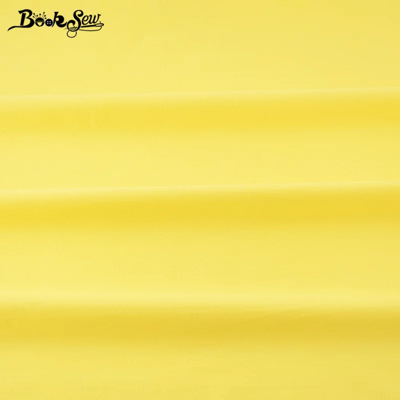 50cmx160cm yellow Booksew хлопчатобумажных тканей Текстиль для дома 25 одноцветное Цвета пакет ремесел Постельное бельё квилтинга Костюмы Вышивание Жир Квартал метр пэчворк - Цвет: 50cmx160cm yellow