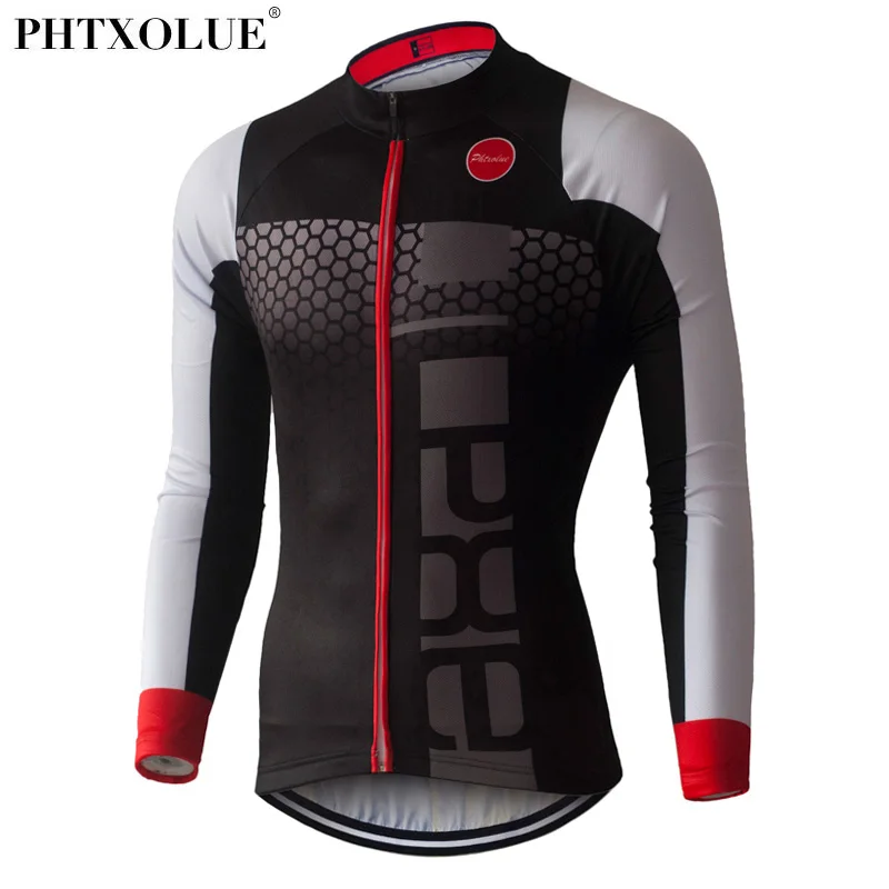 

PHTXOLUE Long Sleeve Pro Cycling Jerseys 2017 Ropa Ciclismo Mtb Jersey Bike Wear Clothes Winter Cycling Clothing Men