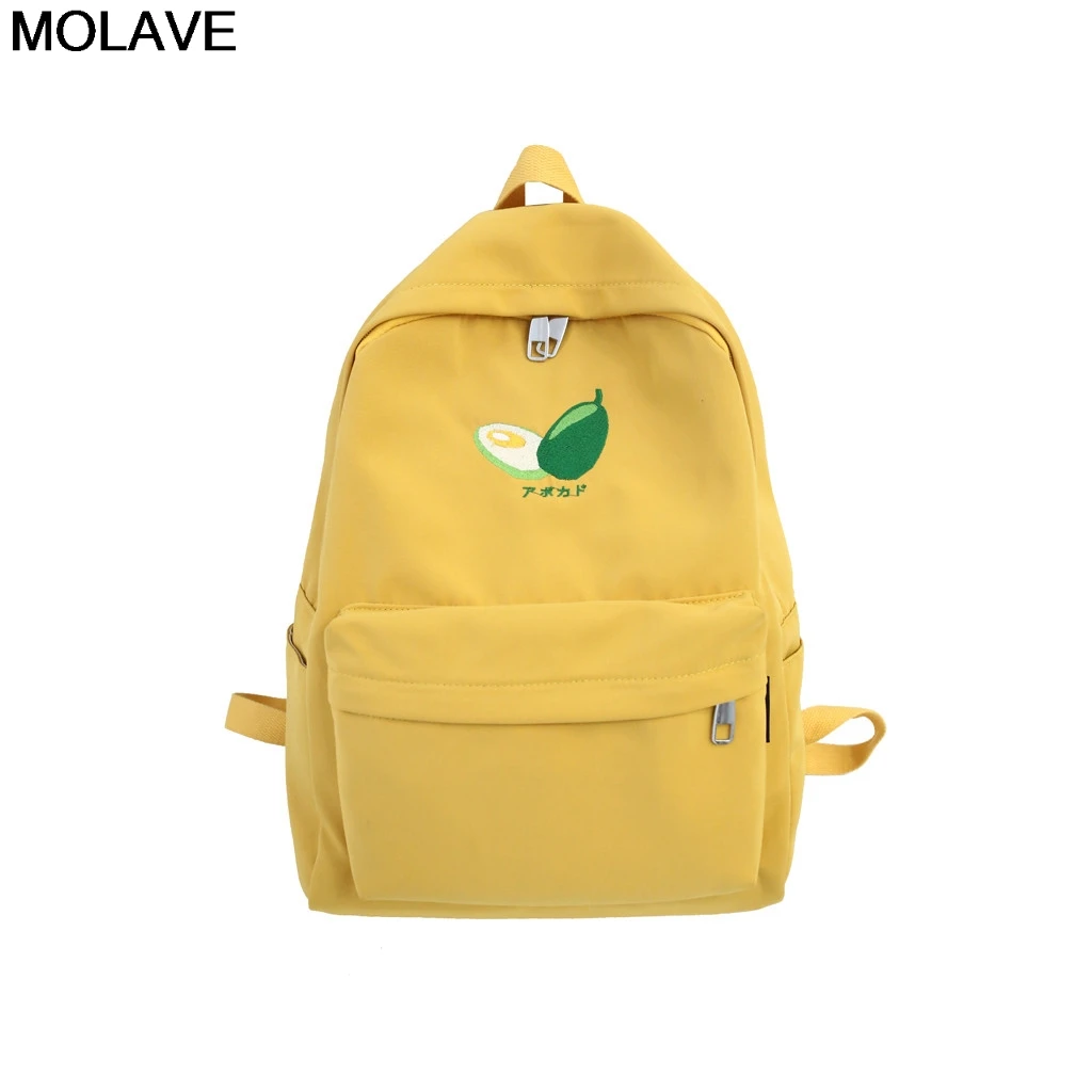 MOLAVE рюкзак женская мода авокадо Печать Дети Мальчики Девочки bookbag Студент Путешествия Рюкзак carteras mujer de hombro y bolsos