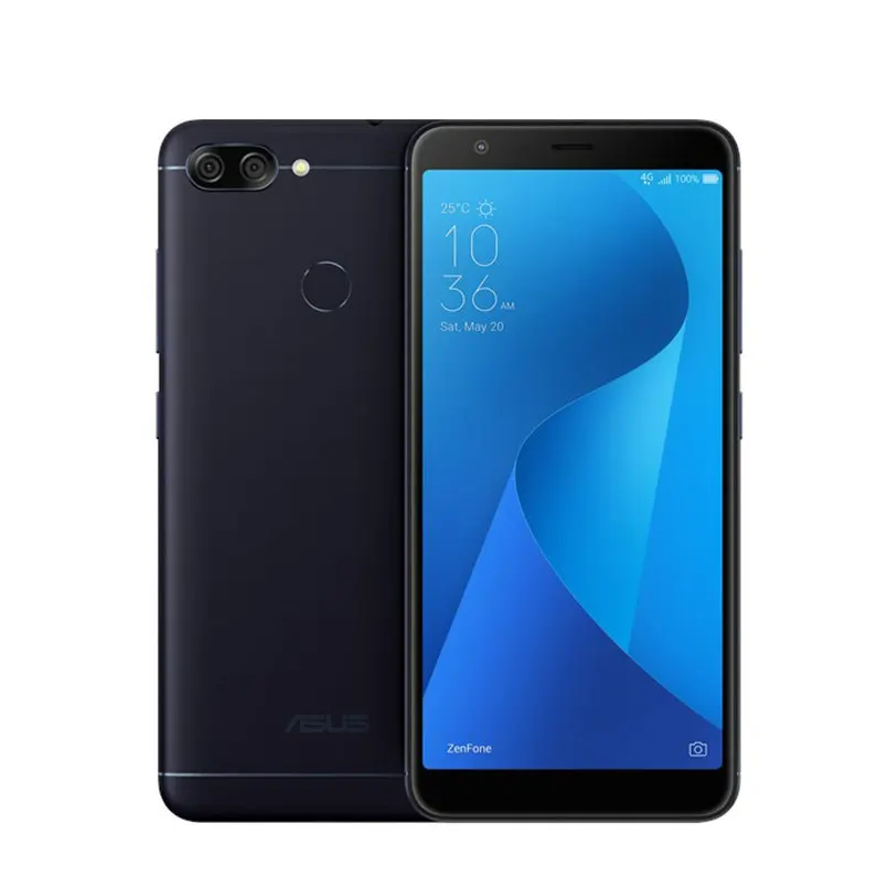 black Мобильный телефон Asus Zenfone Max Plus(M1) 5,7 дюймов, 18:9 FHD+ 4 ГБ, 64 Гб ПЗУ, восьмиядерный смартфон MT6750T, 4130 мАч, OTG, Android - Color: black
