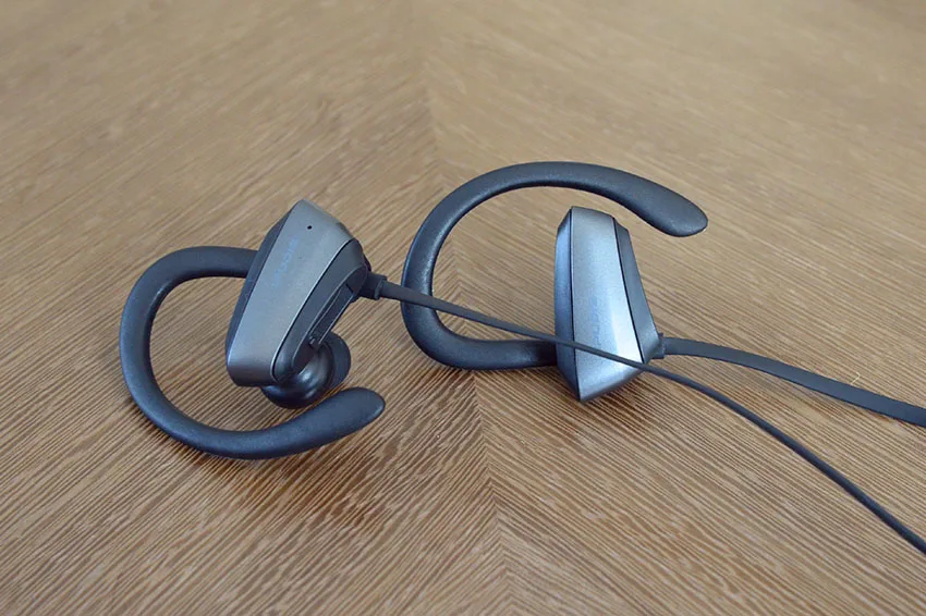 IPUDIS Bluetooth наушники IPX7 водонепроницаемые беспроводные наушники регулируемые ушные крючки стерео гарнитура для спортзала с микрофоном