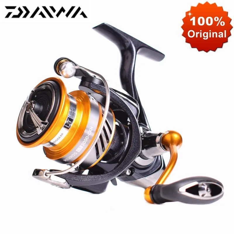 Оригинальная спиннинговая Рыболовная катушка DAIWA REVROS LT 1000 2000 3000 высокое
