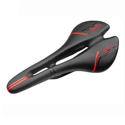Red Leadnovo углерода седло искусственная кожа мягкая sillin MTB дорожный мотоцикл седло Selle Italia Велосипеды высокого качества части велосипеда - Цвет: Red