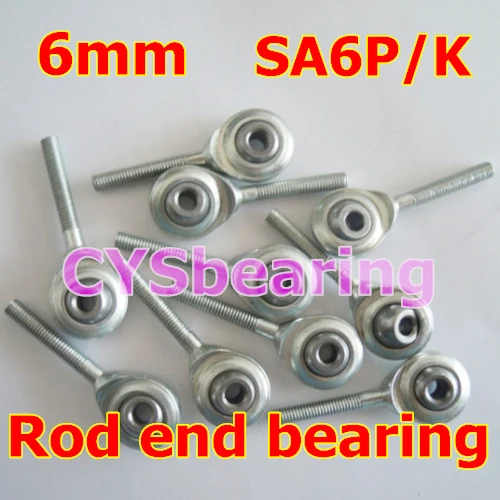 Концы стержня с правой резьбой M6 fish eye SA6P/K NOS6 M6X1.0 наружная Метрическая резьба|rod end