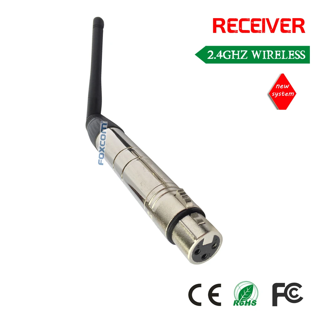 Бесплатная доставка 1 шт. беспроводной dmx512 женский приемник для DMX 512 контроллер