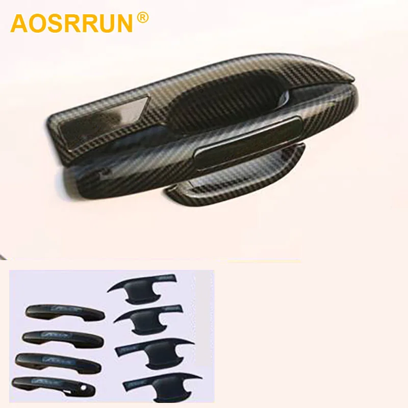 

For Ford Focus 2019 MK4 Carbon Fiber External door handle/door bowl cover Car Accessories